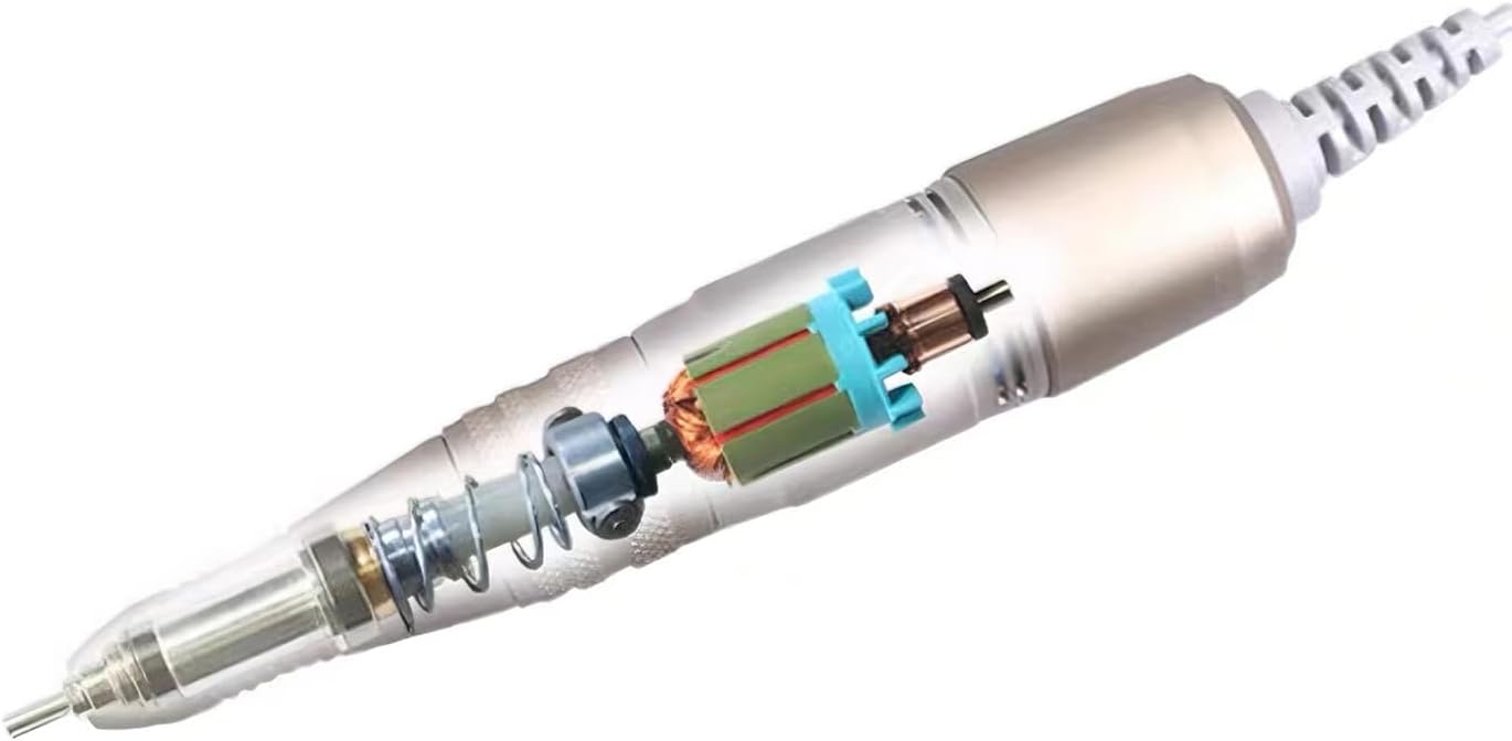 65W 35000 RPM Micromotor, M3+H200 Handheld Polishing Lab Equipment with Pedal Mode,for Jewelry, Ceramics, Glasswork, Woodcarving, Artware