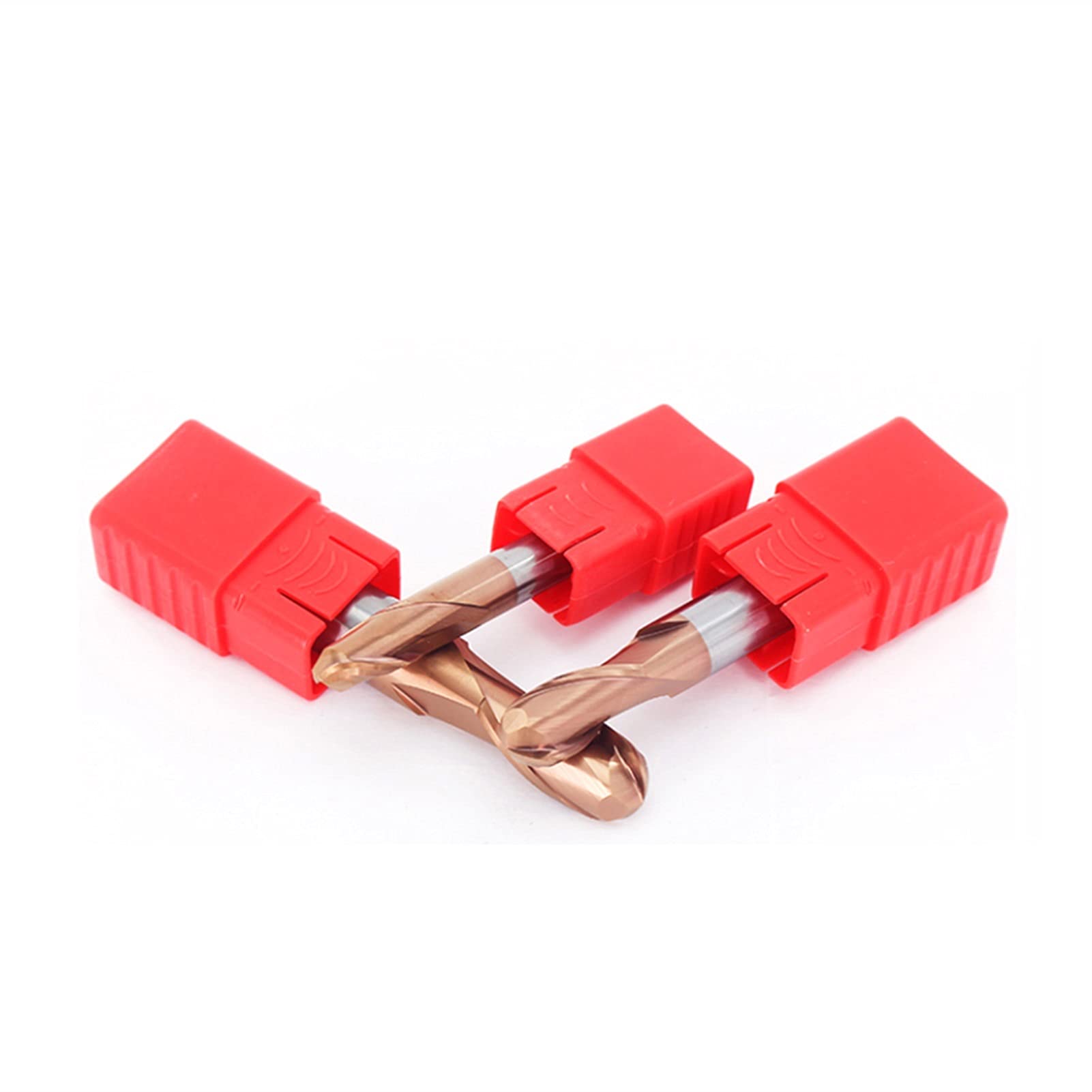 TTT Espiga 2 Flautas HRC55 BOLNOSOS Molino de Extremo Herramienta de tungsteno Herramienta de Corte de carburo CNC Cortador de fresado Router bit