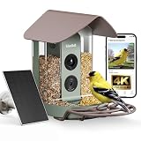 Kiwibit Smart Bird Feeder with Camera Solar Powered, No...