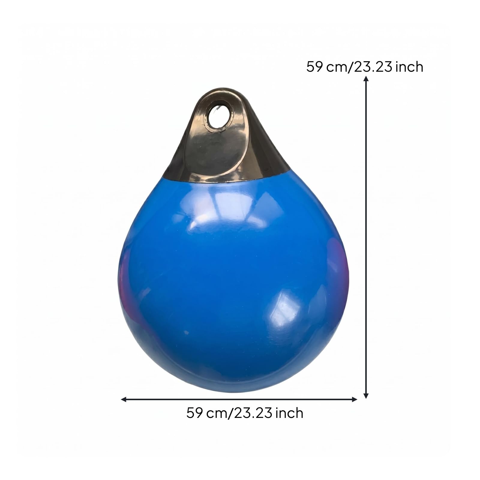 F Fityle Balón de Entrenamiento Inflable Deportivo para Boxeo Saco de Impacto Pelota Suspendida Fabricada en PVC Superficie Pulida y Función Estable de Agua