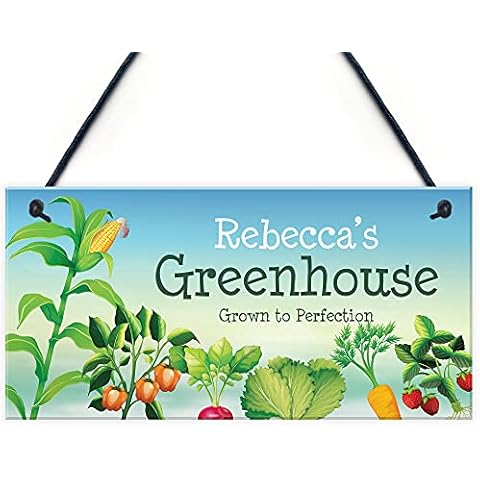 Personalised Greenhouse Sign by RED OCEAN Cover