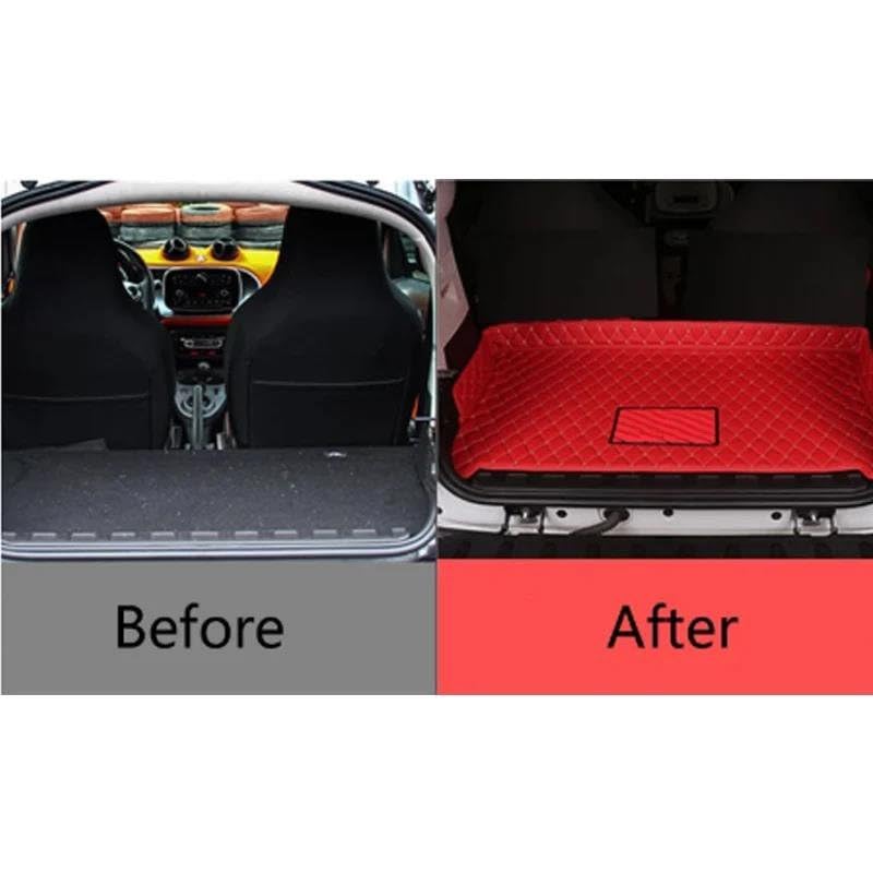 Tapis de doublure de coffre intérieur Smart Fortwo 451