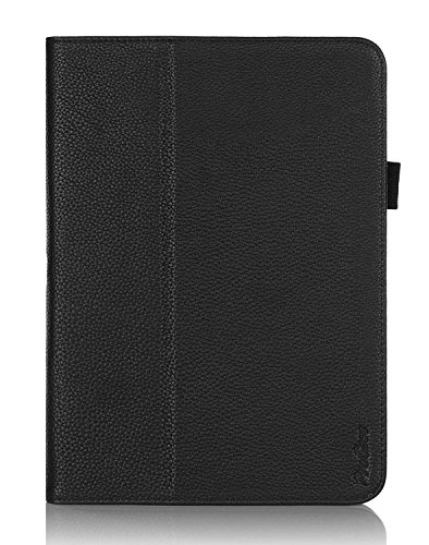ProCase Galaxy Tab 4 10.1 Tablet Case with stylus pen - Bi-Fold Stand Cover Case for 10 inch Galaxy Tab 4 (2014 released), with auto Sleep/Wake, also compatible with Galaxy Tab 3 10.1 (Black)