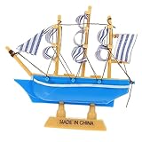 Di barca : dimensioni compatte e peso leggero, questo decoro può essere posizionato sulla scrivania in modo sicuro e comodo, di barca a vela