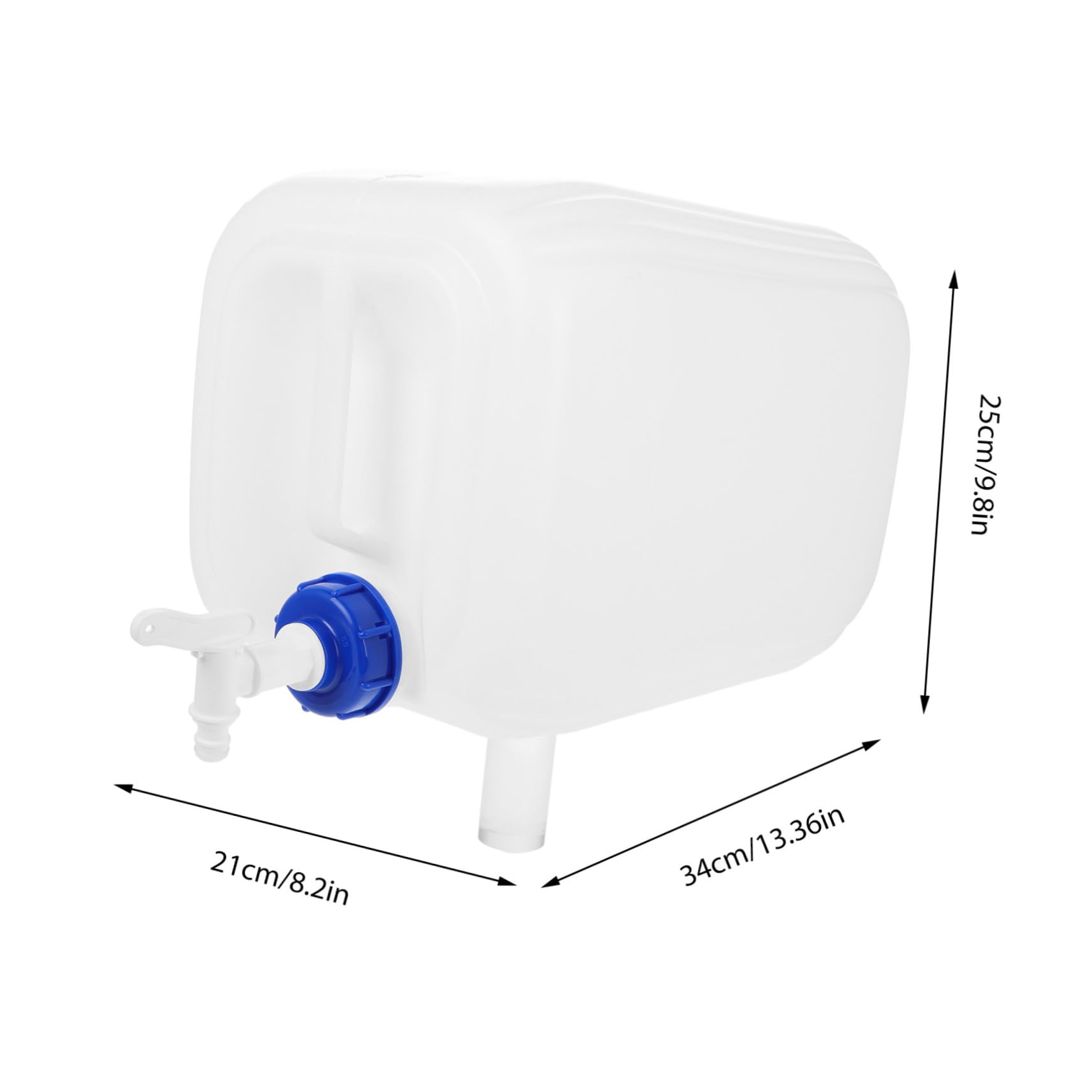 Tanica Acqua 20l con Rubinetto, Hdpe Resistente, Design Anti-Perdita, Portatile per Campeggio e Viaggio all’Aperto