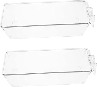 2pcs Boxes Refrigerator Storage Box Plastic Containers Beverage Refrigerator Drink Dispenser Plastic Storage Bins Plastic Drawers Bulk Food Fridge Organizer Commercial Pet Plastic