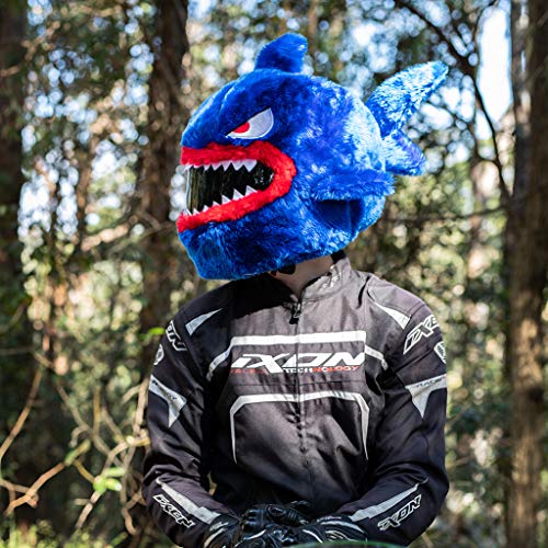 Moto Loot Helmet Cover for Motorcycle Helmet, Fun Rides and Gifts (Cover Only. Helmet Not Included) - Shark - Thumbnail 4