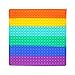 Hicollie Push it Pop XXL 400 Bubbles Pop on It Toys Square Fidget Toy 40*40 cm Fidget Toy Pop It Pop IT Push in Regenbogen Farbe Größe Zappeln Sensorisches Spielzeug Autismus Stressabbau Spielzeug