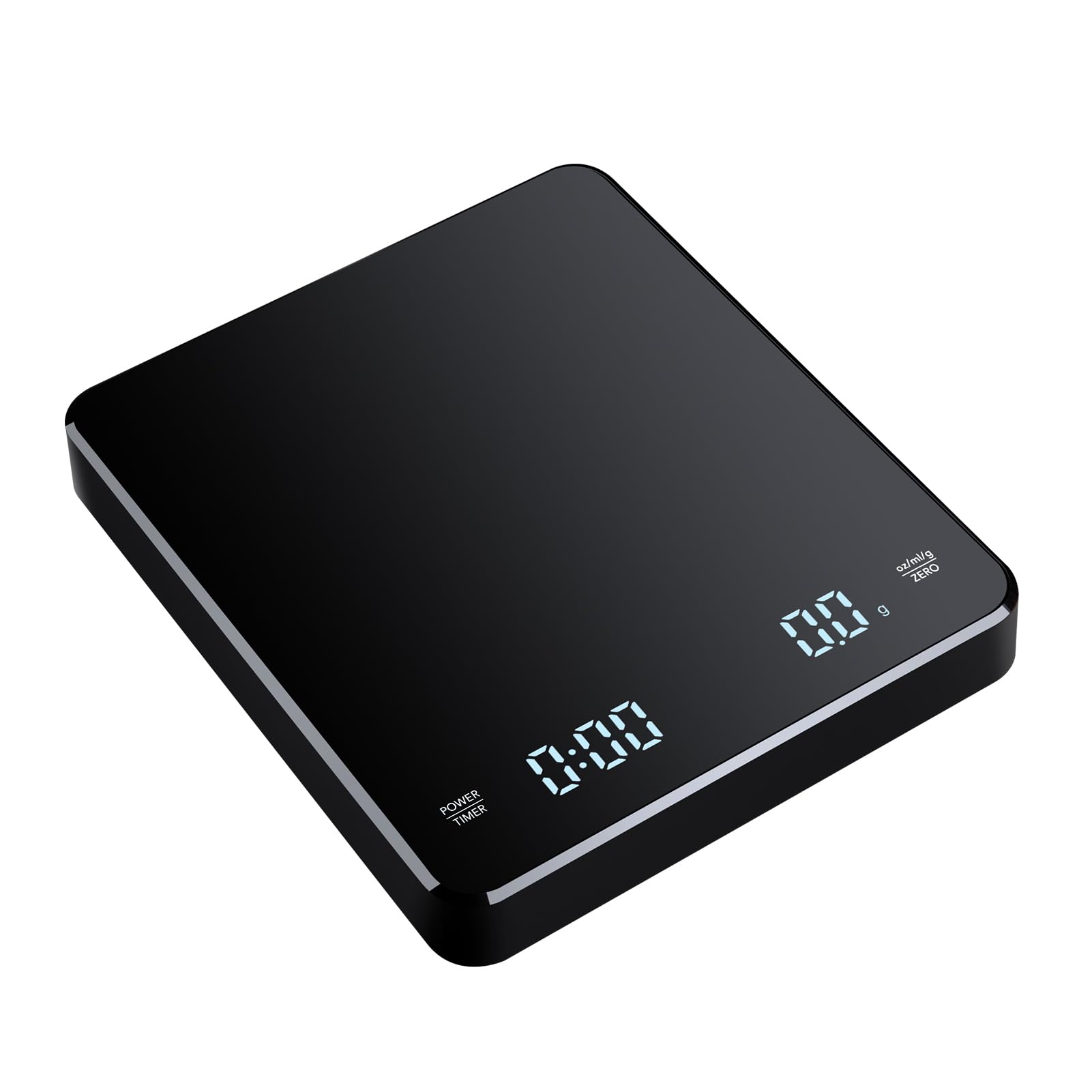 Mini Waga do Kawy, Mała Waga do Espresso z zegarem. Waga do Espresso z Podwójnym Ekranem LED HD