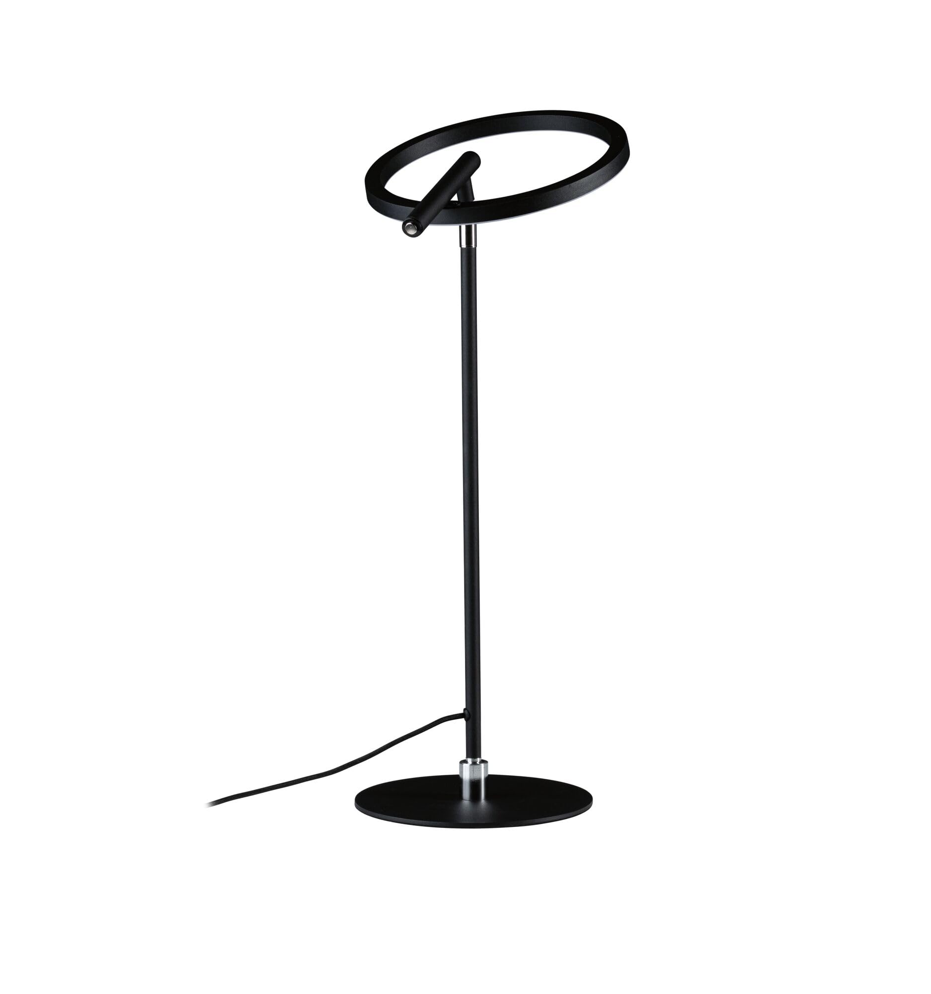 Paulmann 71280 LED Schreibtischleuchte Odila Tunable White 650lm 10,4W Schwarz matt, Chrom