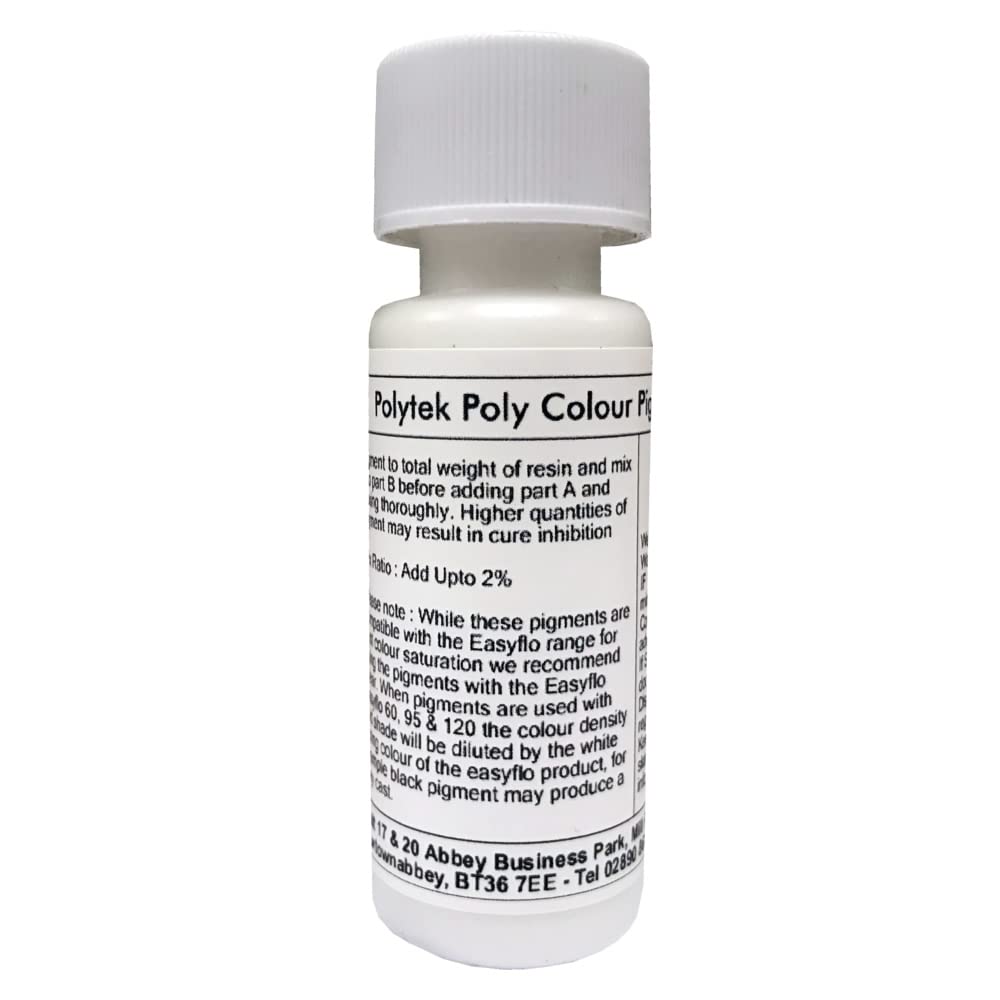Polycraft ( Mb Fibreglass ) White Polycraft Poly Colour Polyurethane Dye/Pigment - 20G (Compatible With Polyurethane Resins, Rubbers And Foams)