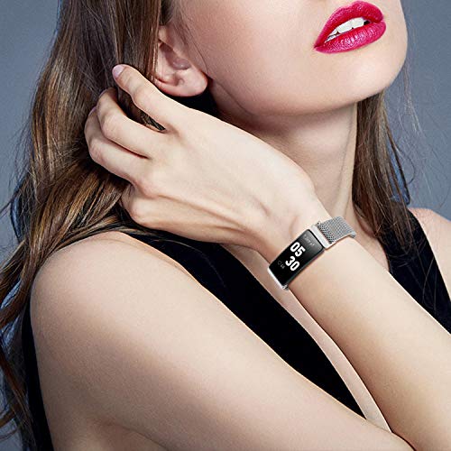 Meliya Pulseiras de metal para Fitbit Inspire 2 e Fitbit Inspire HR & Inspire & Ace 2, pulseiras de