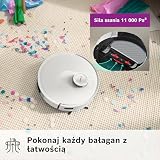 Bosch Spotless+ Robot sprzątający, BCRD1W, biały | Z funkcją mopowania, Moc ssania 11 000 Pa, Statyczna nakładka mopując