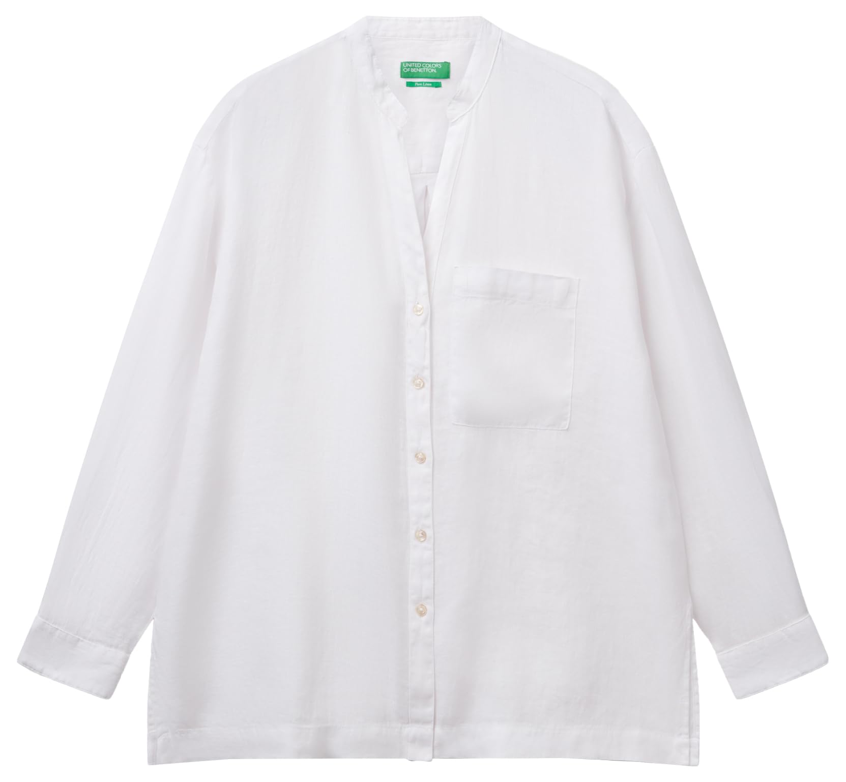 United Colors Of Benetton Women's White Shirt, S