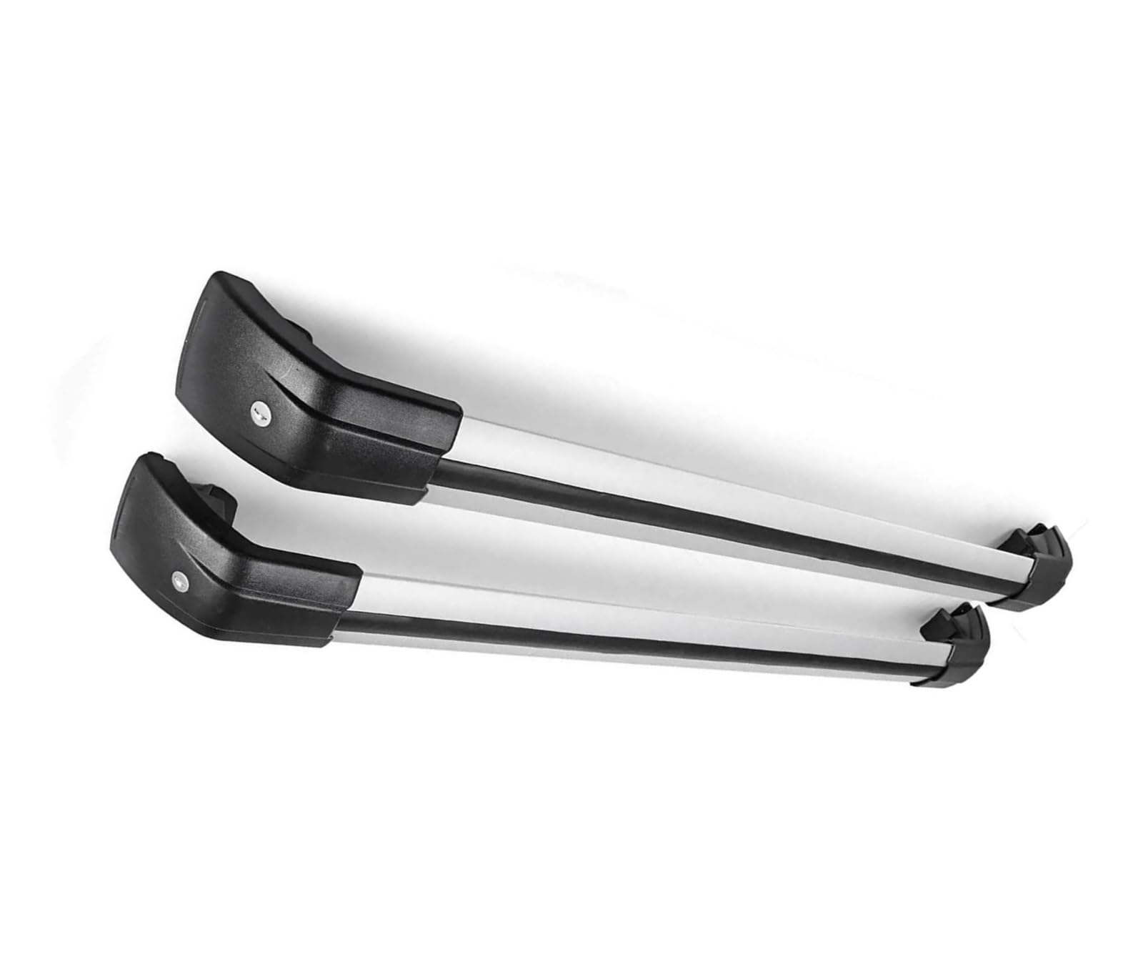 Barre portatutto Barre Trasversali Per Portapacchi Auto Con Serratura, Portata 75 Kg, Colore Nero E Argento, Per Peugeot 5008 2024-2026