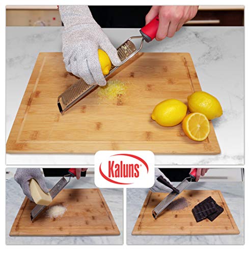 Citrus Zester, Cheese Grater With Handle, Lemon Zester, Razor Sharp Stainless Steel Blade, Rust Free