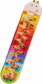 HABA 302593 Wooden Rainmaker Wormy- With Optical and Acoustic effect for Kids aged 2 and Up