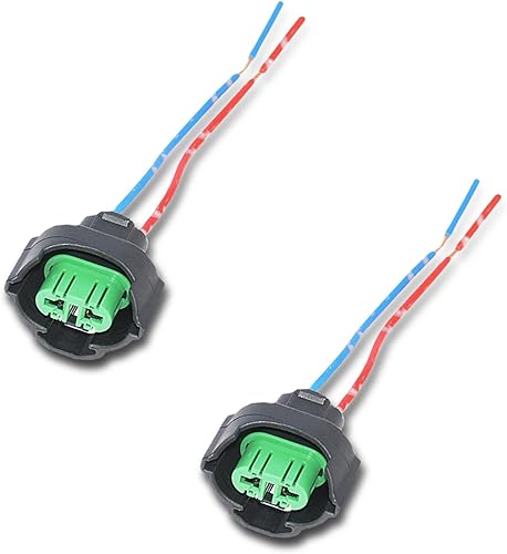 gunhunt 2 enchufes de luz antiniebla para automóvil, conector hembra H11 H8 881, base de bombilla con conector de cable, accesorios de modificación