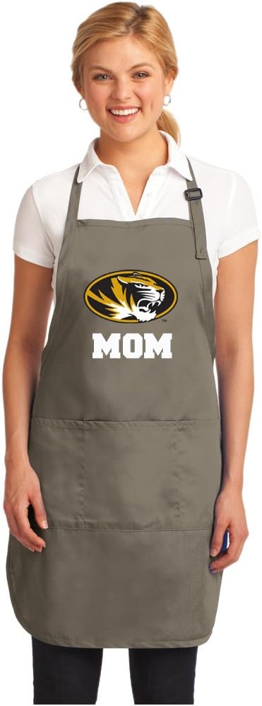 Broad Bay University of Missouri Aprons Official Mizzou Logo Apron w/Pockets Grilling Gift Him Her Men or Women