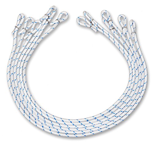 FBS Fahnenschlingen 6 Stück Fahnenführungsringe für Fahnen I Fahnenmasten bis 140 mm Durchmesser