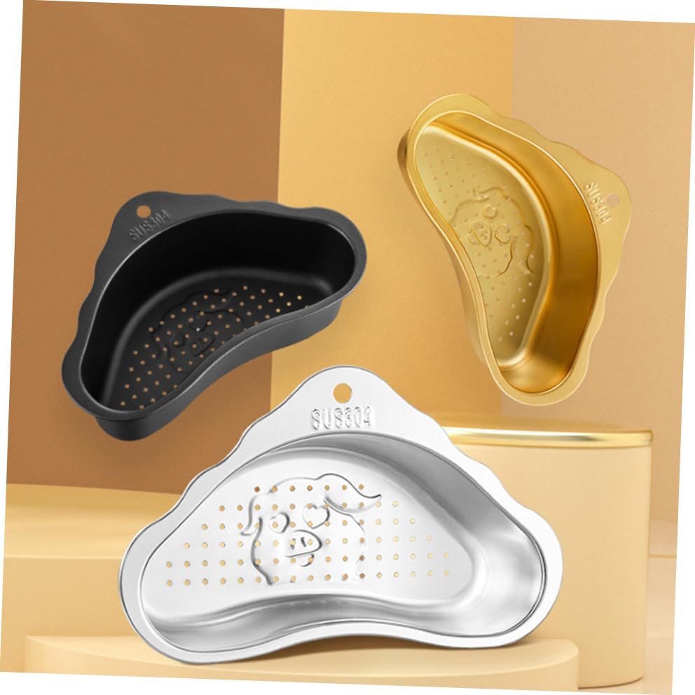Colador Triangular de Acero Inoxidable para Fregadero de Cocina miniatura 4