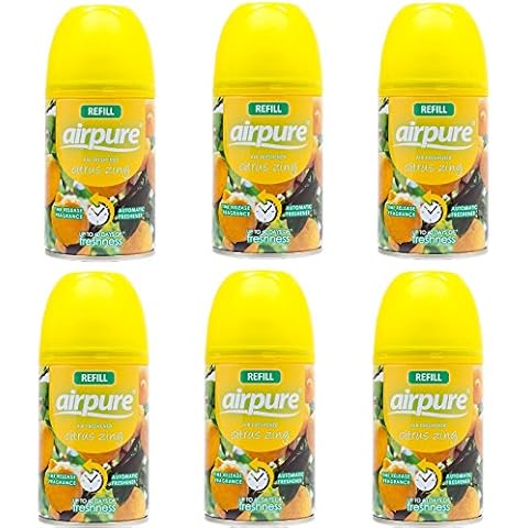 Airpure Freshmatic Spray Refills 250ml Citrus Zing Cover