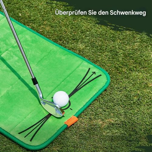 Tapis d'entraînement de golf intérieur extérieur pour swing de frappe