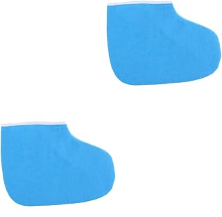 Beavorty 2 Peças Luvas Para Trabalho Luvas De Trabalho Luva De Parafina Cera Para Os Pés Foi Banho Cobertura Para Os Pés Cera Meia Cera Luvas Cuidados Botas Beleza Cera