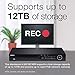 TRENDnet 8-Channel H.264/H.265 PoE+ NVR, 1080p HD, up to 12TB storage (HDDs not included), Supports one 4K Camera Channel, 8 PoE+ ports, 80W PoE Power Budget, Rackmount, TV-NVR408 , Black