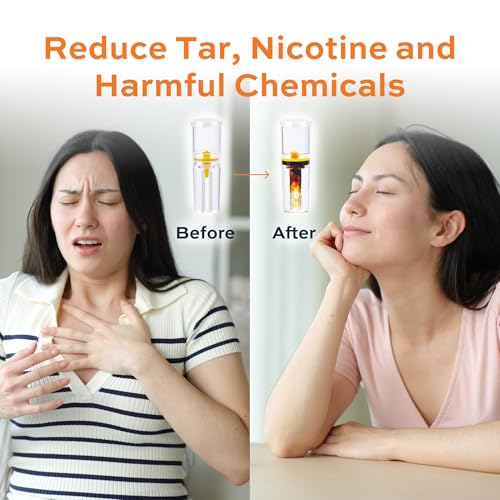 1200 Cigarette Filters That Remove Tar and Chemicals, Reusable Filter Tips, Tar Blockers, Smart Filters for Cigarettes Tips, Regular & King Size - Image 3