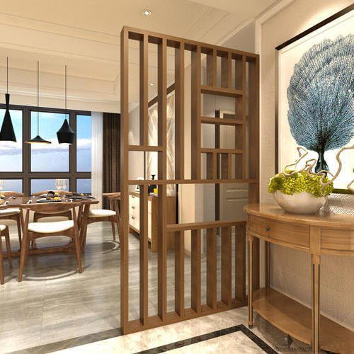 Shilpi Handicrafts Mango Wood Contemporary partition/Display Rack/Separator (d-2)-image-20