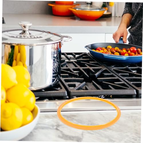 Alipis 2 piezas junta de sellado de silicona para olla a presión accesorio de cocina flexible y fácil de usar para olla de presión miniatura 7