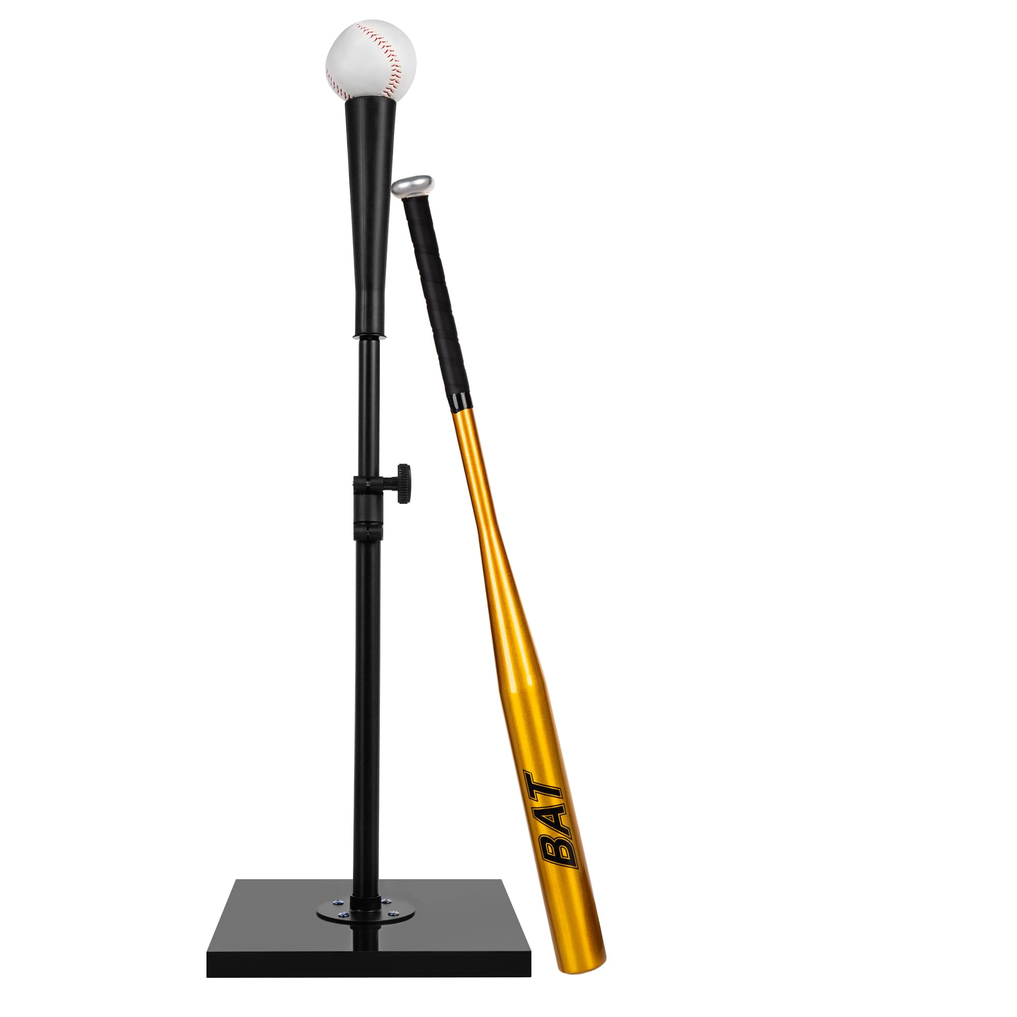 ADNELI Baseball Batting Tee with Baseball and Aluminum BatHitting TeeBaseball TeeBatting Tees for Baseball