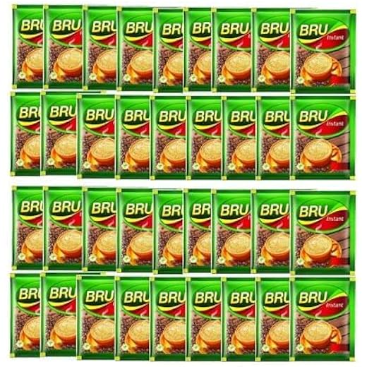 HOH Bru Instant Coffee Sachet Coffee Powder Pouch Pack of 96