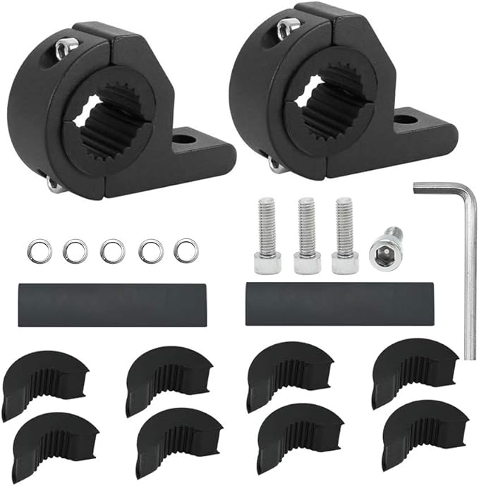 Universal Bull Bar Mounting Bracket Clamp 2PCS 1930mm for LED or HID