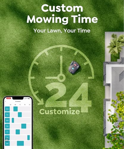 Image of M800Plus Robot Lawn Mower - GPS Navigation, Wire-Free Boundary, Smart App Control, Rain Sensor, Auto Return & OTA Updates (1 /5 Acre Coverage), Obstacle Avoidance, Adjustable Cutting Height