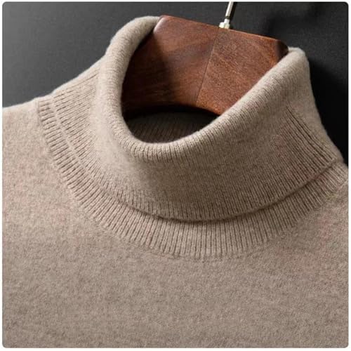 SaoBiiu Men Wool Turtleneck Pullovers Sweater Winter Warm Knitted Jumper2