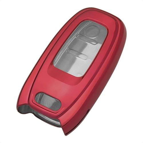 Miniatura 8 de TANGSEN Funda de llavero inteligente de metal morado brillante TPU funda protectora compatible con Audi A4 A5 A6 A7 A8 W12 Q5 híbrido R8 RS5 RS7 S4