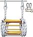 12M Fire Escape Ladder - Anti-Skid Folding Safety Rope Ladder for Home & Office, Portable Emergency Rescue Tool for Quick Evacuations, Durable & Easy to Use