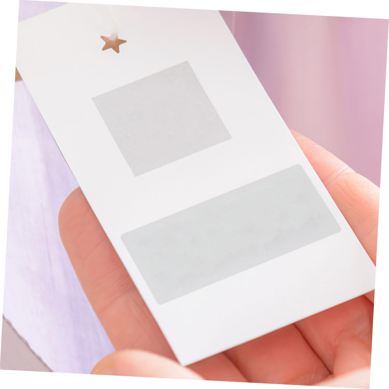 STOBOK Etikettenschutzhüllen 500 Stück Selbstklebend Pvc Transparente Verhindern Einrollen Erleichtern Scannen für Barcode und Etiketten in Bibliotheken Krankenhäusern und Büros
