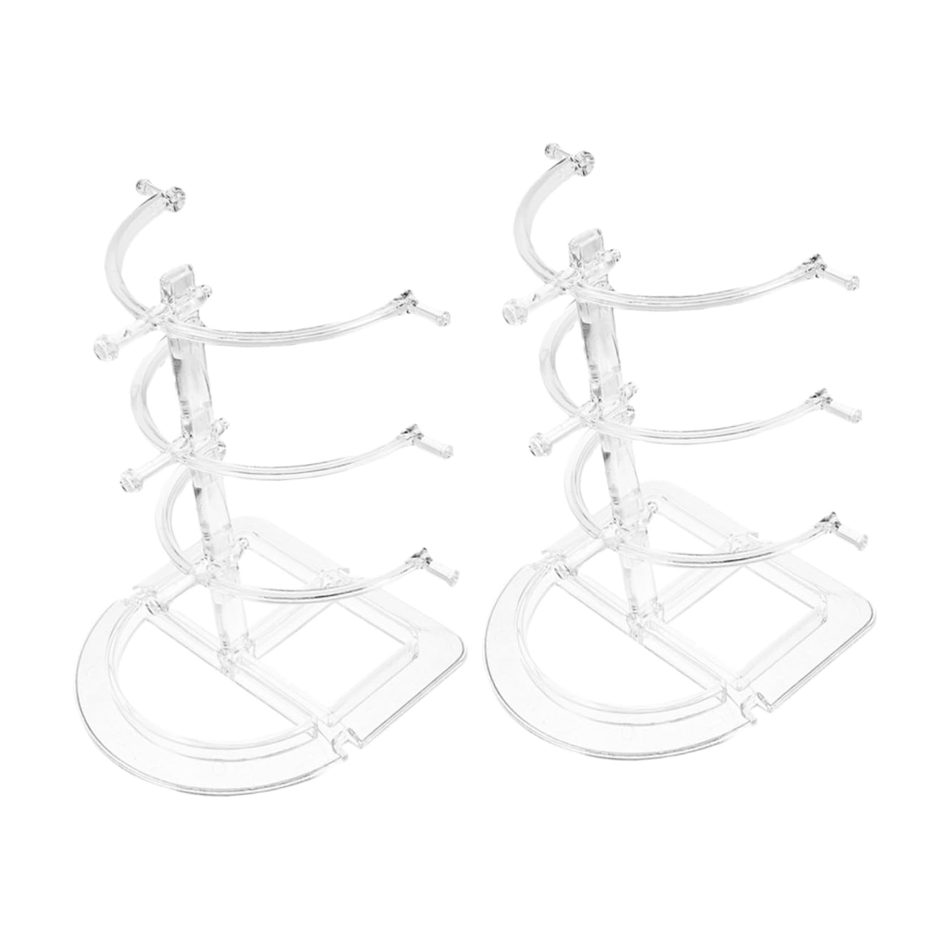 Amosfun 6 Stk Brillenständer brillen aufbewahren brillenablage Mehrschichtiger Brillenhalter Brillenbox Brillenhalterung Ausstellungsstand Sonnenbrillenhalter Brillen-Organizer-Ständer p.s