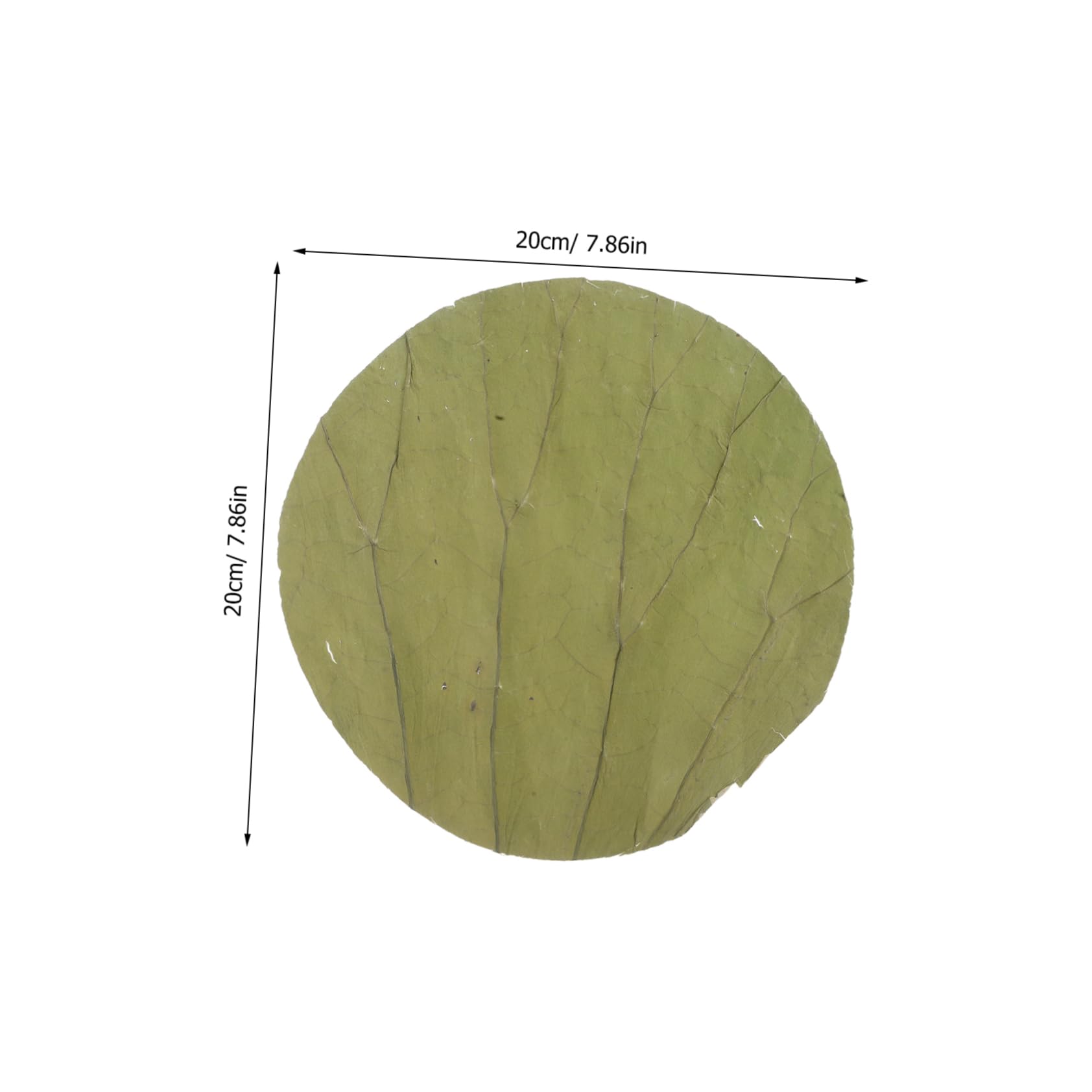 FUNOMOCYA 100pcs Round Dried Lotus Leaves for Natural Food Wrapping Cooking Liners Party Decoration Elegant and Versatile Food Decor for Creative Culinary Projects