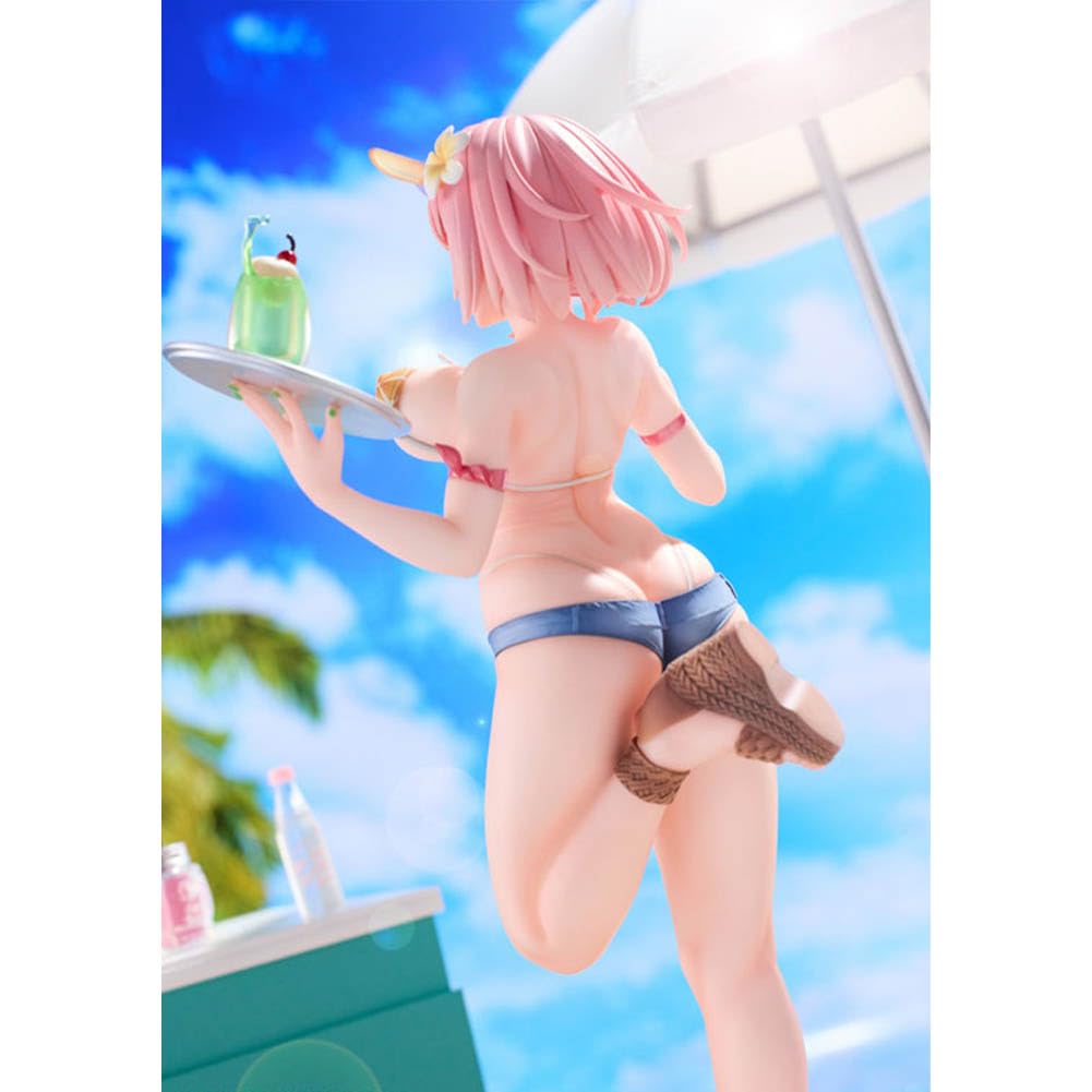 Figura de acción de camarero de verano de anime, figura coleccionable de