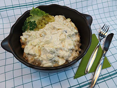 GreetFish Kartoffelsalat, hausgemachter Kartoffelsalat, Mayonnaise, Gurke, Zwiebel, 500g