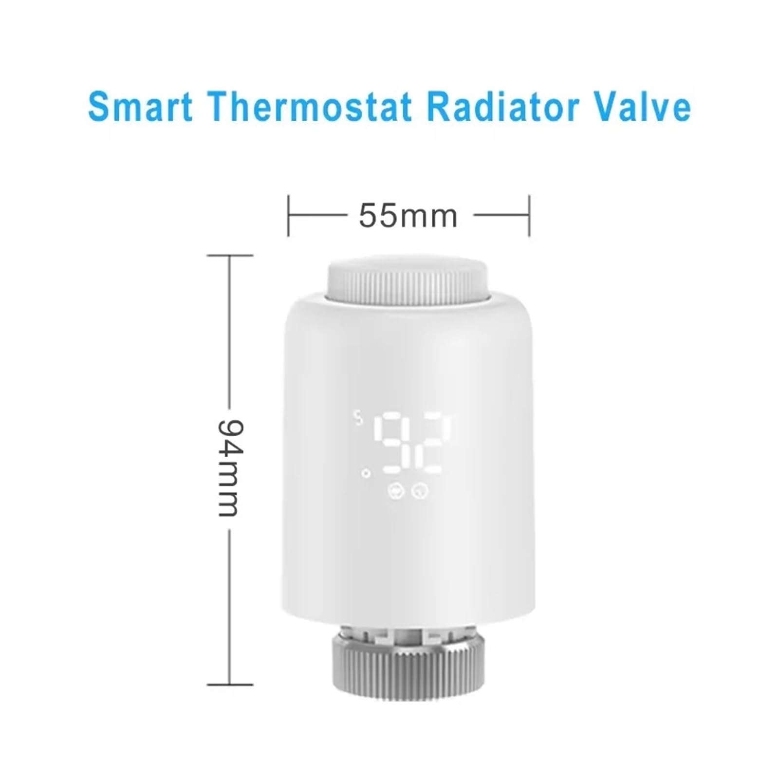 Termostato Inteligente, Termostato Válvula Termostática For Radiador Termostato For Radiador De Calefacción Doméstica Controlador De Temperatura,Digital programable