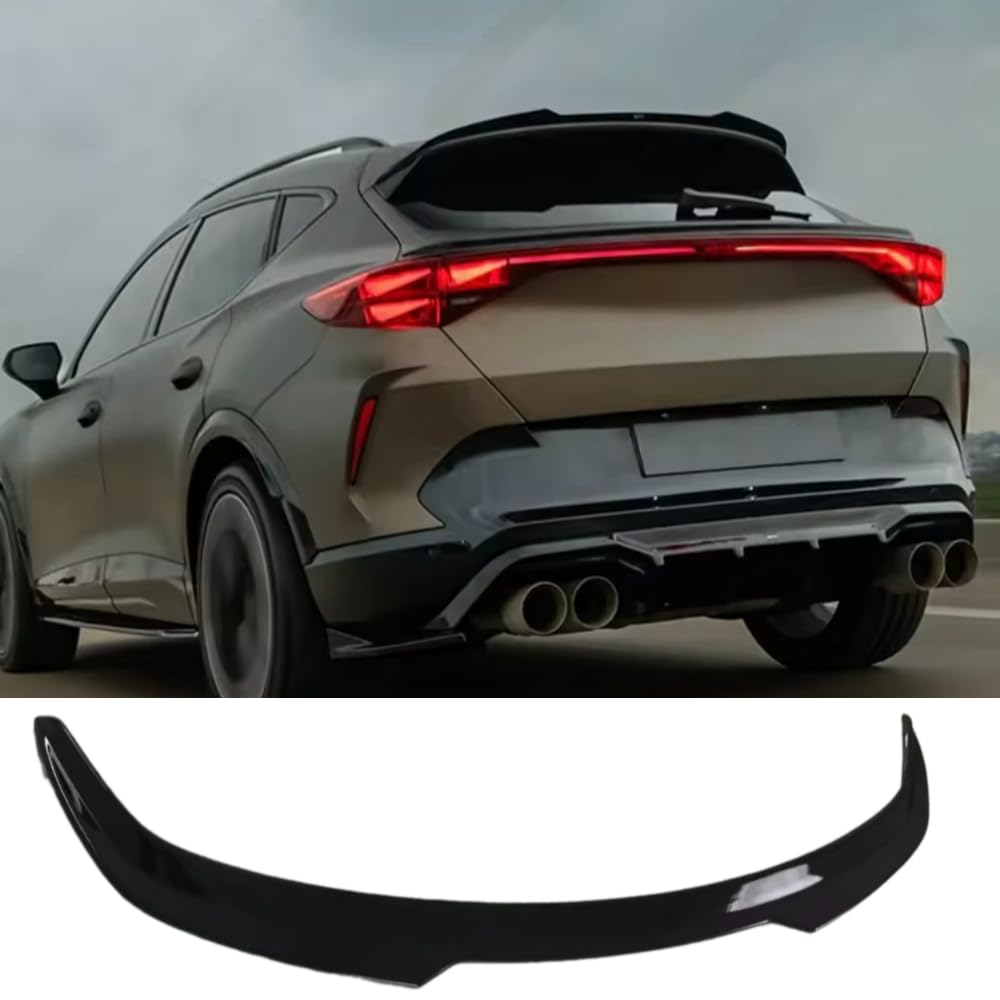 Compatible con alerón trasero Cupra Formentor MK1 Facelift 2024 – 2026 lacado piano negro ABS