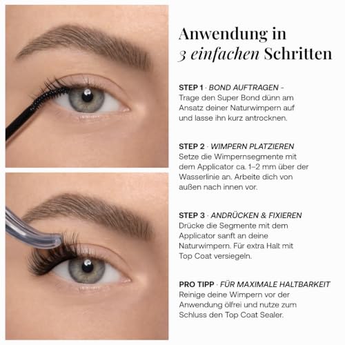 AYLASHES - DIY zestaw do przedłużania rzęs Maxi Box Lash Baby | 6 par rzęs | trwałość do 7 dni | zestaw do przedłużania rzęs do domu | sztuczne rzęsy | rzęsy samoprzylepne | rzęsy Cat eye | zestaw do