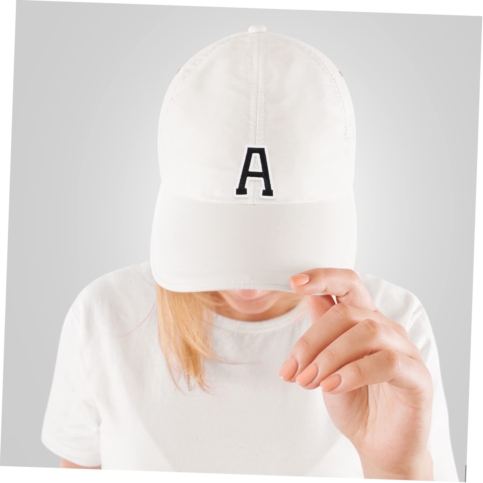 Housoutil 8 Sätze Schwarze und Weiße Aufnäher Stickerei Patches für Kleidung Bügelbilder zur Reparatur und Dekoration von Textilien