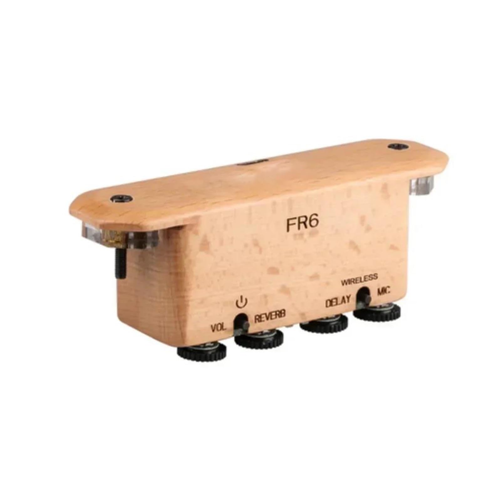 Pickup Per Chitarra Acustica Con Risonanza E Effetti Di Ritardo Di Riverbero FR6 Soundhole Clip-on Parti Di Pickup Ricaricabili