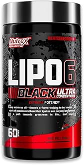 Lipo 6 Black Ultra Concentrate Fat Loss Support 60 Capsules (NEW PACK)